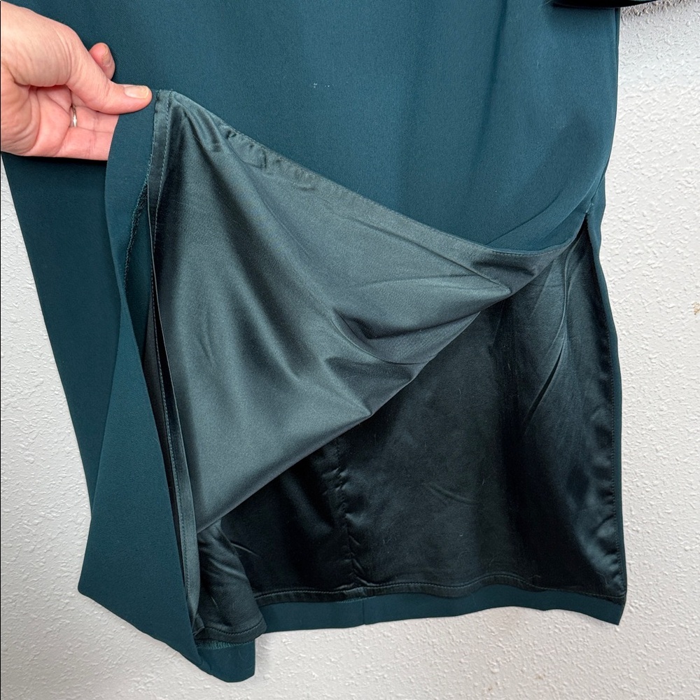 Bardot Solange Teal Blue Midi Off-Shoulder Dress Size 8 - Picture 5 of 7